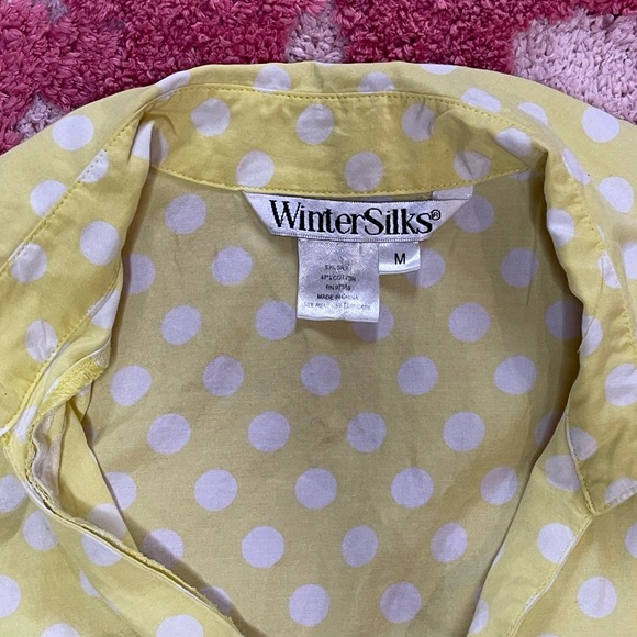 Vintage Y2K collared button up blouse - Picture 3 of 3